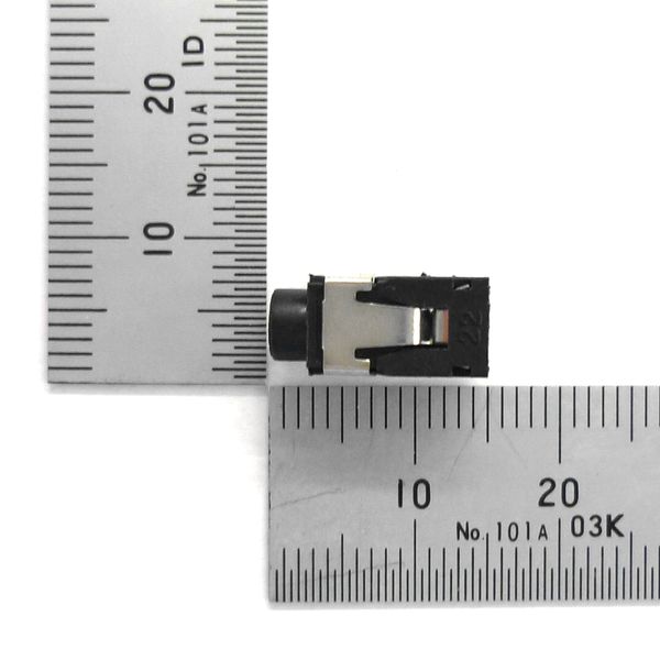 3.5mmステレオジャック 基板取付用 3極タイプ 小型【GB-35J-3CWS-BM】