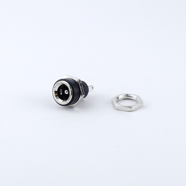 DCジャック 2.1mm パネル取付け用 小型(金属/プラスチック) GB DCジャック 2.1mm パネル取付け用 小型(金属/プラスチック) GB