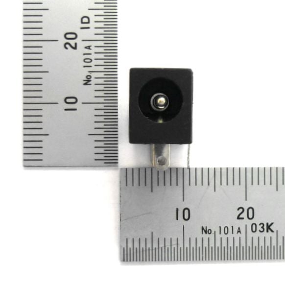 DCジャック 2.1mm 基板取付け用(非ロック式)【GB-DCJ-21LC-BM】