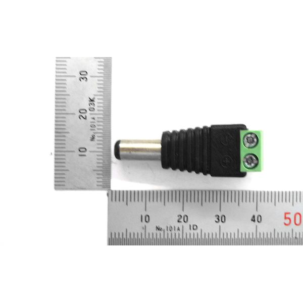 DCプラグ 2.1mm-スクリュー端子台(変換プラグ)【GB-DCP-TB-2.1】