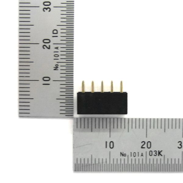 ロープロファイルピンソケット 10ピン[5ピン×2列] 2.54mmピッチ 基板用【GB-DPS-2510-LP57】