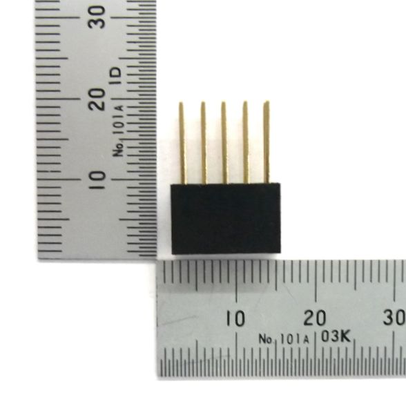 連結ピンソケット 10ピン[5ピン×2列] 2.54mmピッチ 基板用【GB-DPS-2510P(L10)】