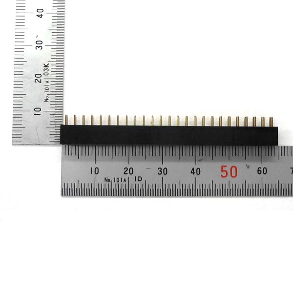 ロープロファイルピンソケット 50ピン[25ピン×2列] 2.54mmピッチ 基板用【GB-DPS-2550-LP57】