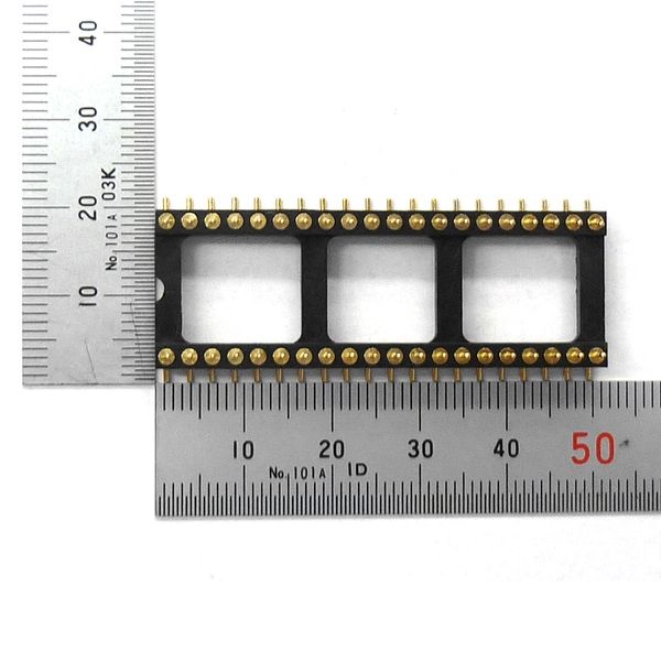 DIP連結ソケット 40ピン 2.54mmピッチ 表面実装用【GB-ICP-6ML40RS】