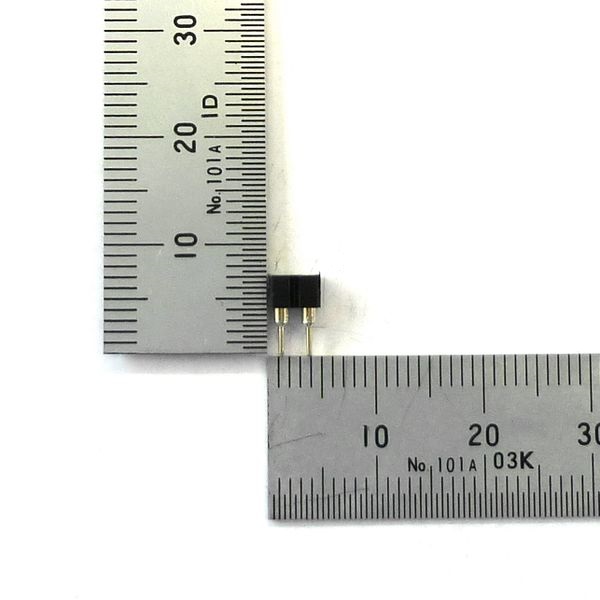 丸ピンICソケット [2ピン×1列] 2.54mmピッチ【GB-ICS-252PR】