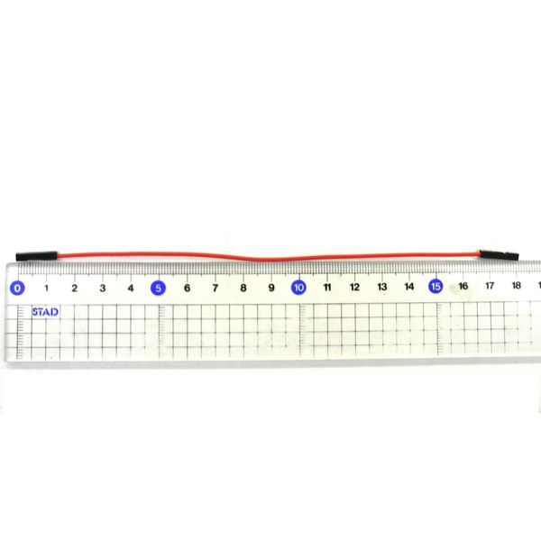 ブレッドボード・ジャンパーコード(メス-メス)15cm 赤 10本入り【GB-JPF-10P15-R】