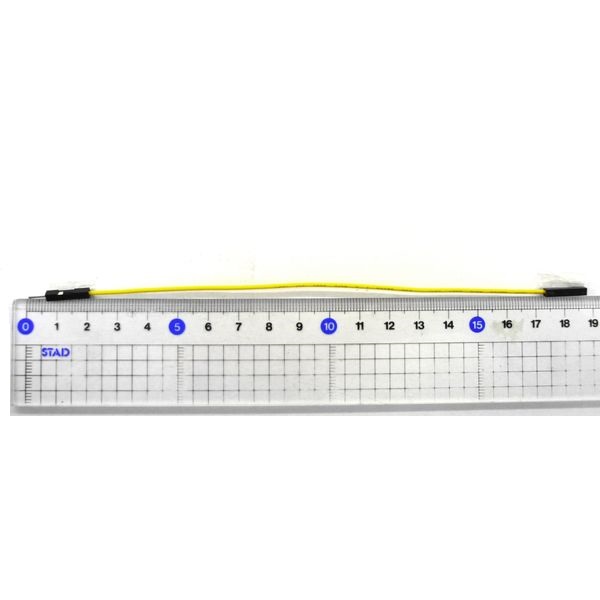 ブレッドボード･ジャンパーコード(オス-メス)15cm 黄 10本入り【GB-JPM-10P15-Y】