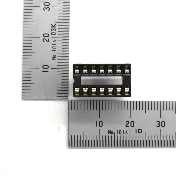 ICソケット 300MIL 14ピン 2.54mmピッチ 10個入り【GB-ICS-3ML14*10】