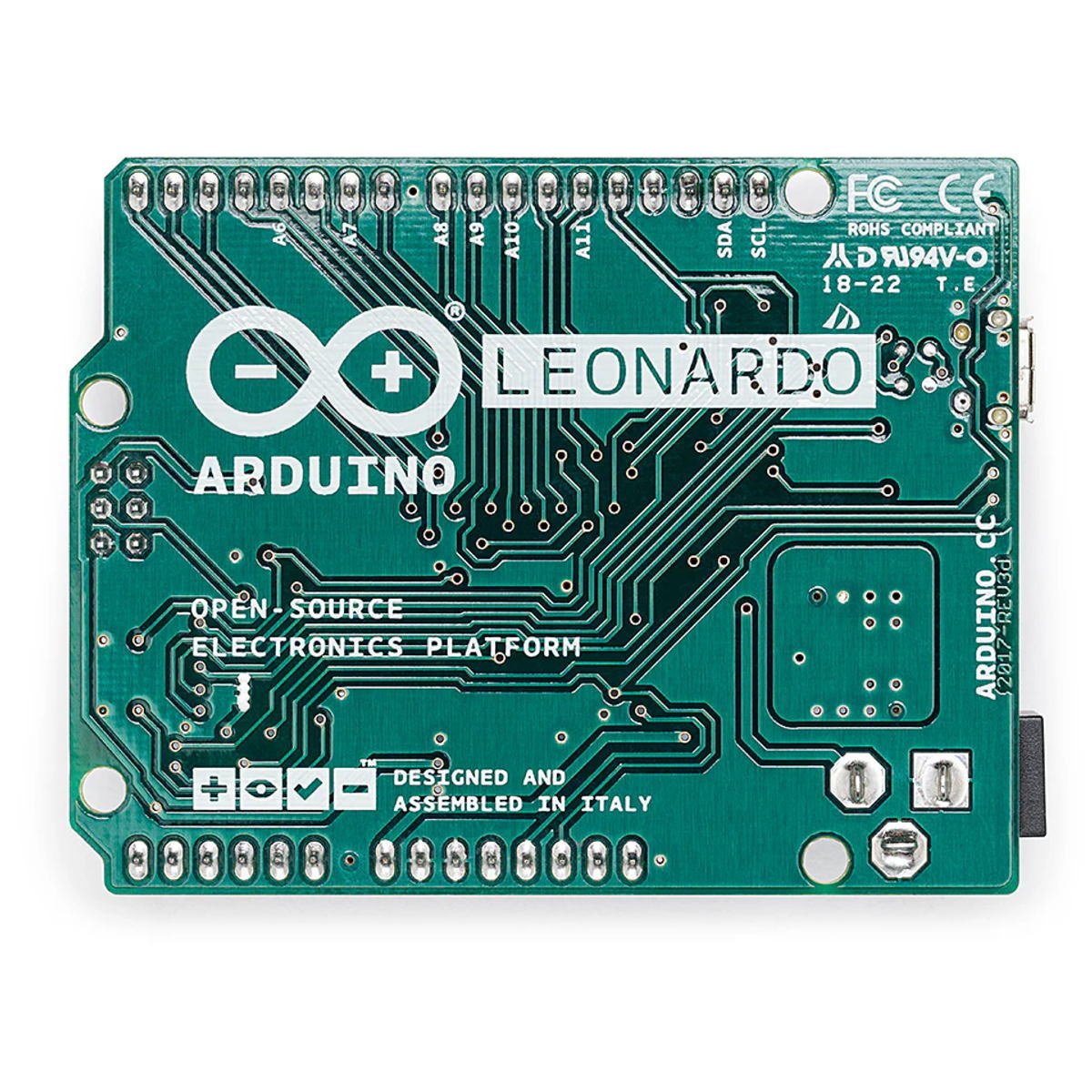 Arduino Leonardo(ピンソケット/ピンヘッダ実装済み)【A000057】