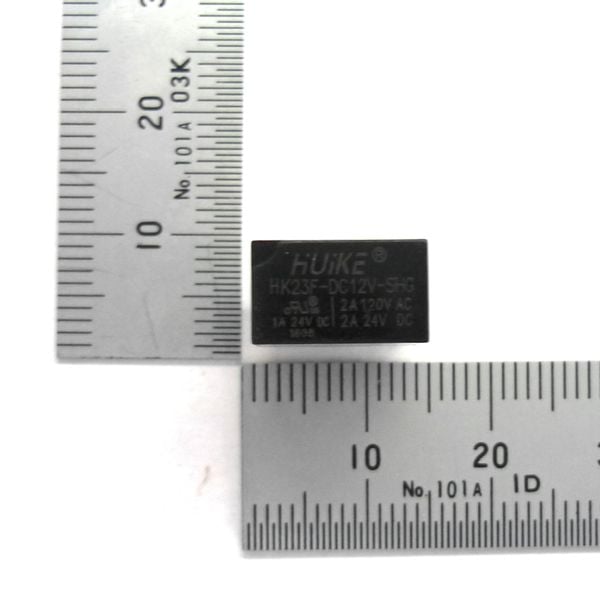 12V小型リレー 接点容量:2A【GB-RLY-1C12V-CC1A】