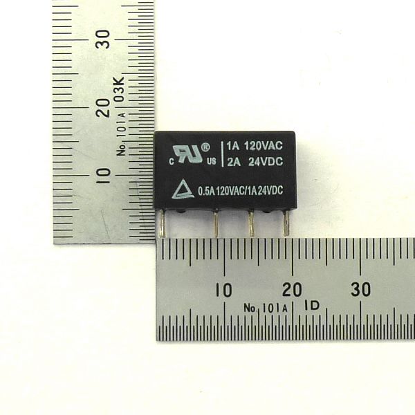 24V小型リレー 接点容量:2A【GB-RLY-2C24V】