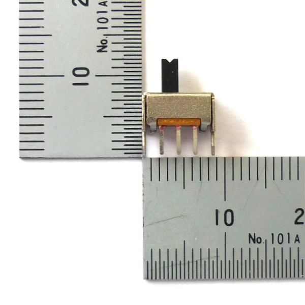 基板用スライドスイッチ【GB-SSW-SPDT-SIP-G】