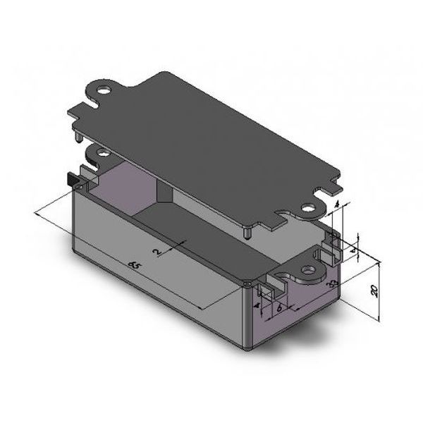 General Plastic Case 22x37x65 mm【110990108】