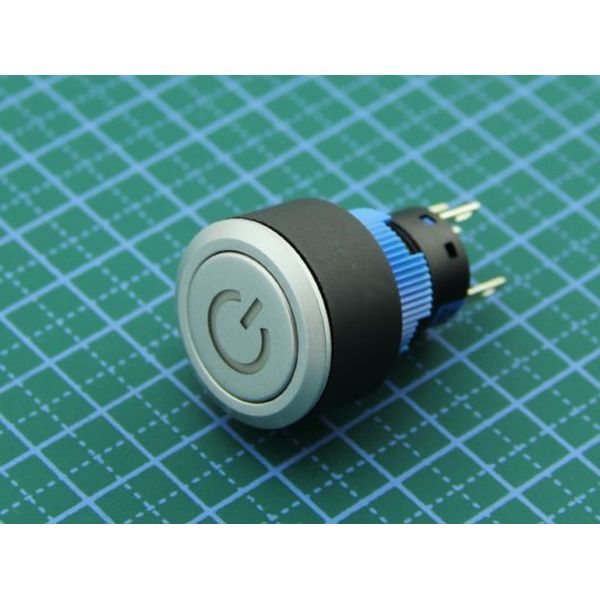 Latching Pushbutton Switch With Power Logo【311050007】