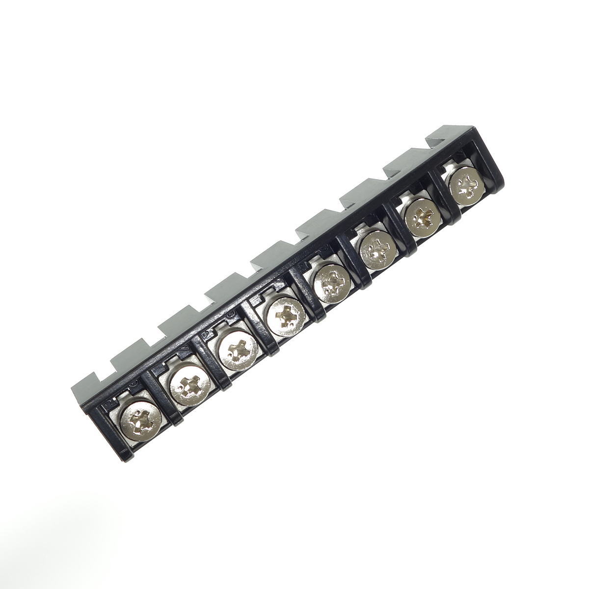 基板用ねじ式端子台 M3平小ねじ 9.45mmピッチ 6A 250V 8極 低背【ML-30-AP-8P】