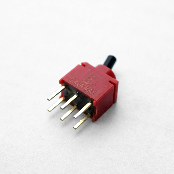 超小型トグルスイッチ ON-ON 2UD1-T1-A1-M2-R-E Linkman製｜電子部品・半導体通販のマルツ