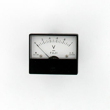 パネルメーター アナログ電圧計 Dc1V Fa38Bdc1V 富士計測器製｜電子部品・半導体通販のマルツ