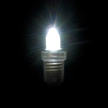 超高輝度電球形LED(白色・8mm・12V用)【LK-8WH-12V】