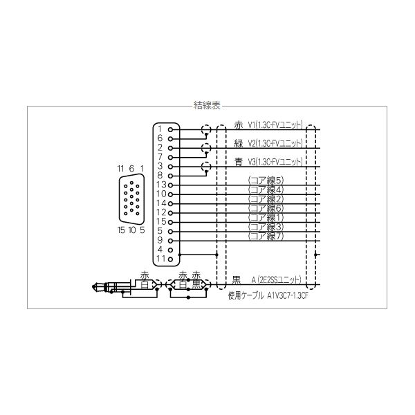 ステレオミニプラグ付きVGAケーブル【A1VGA005】