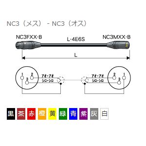 XLRケーブル【EC15-B】