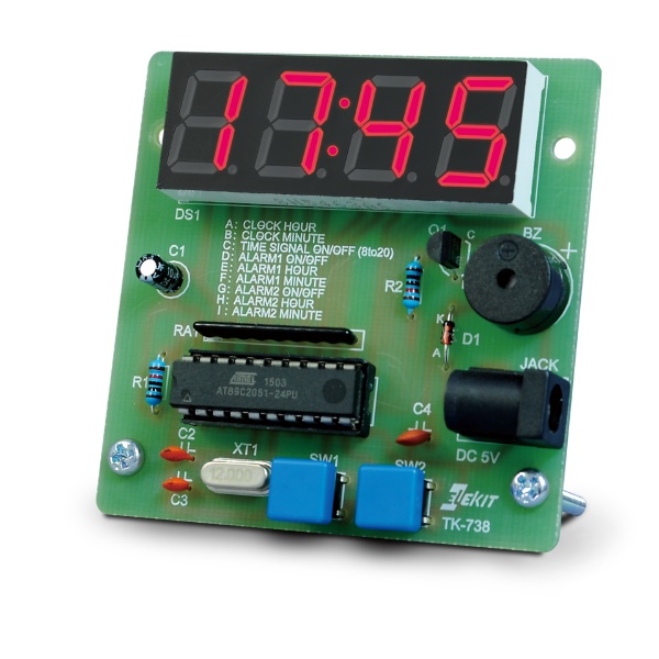 デジタルアラーム時計 TK-738 EK JAPAN製｜電子部品・半導体通販のマルツ