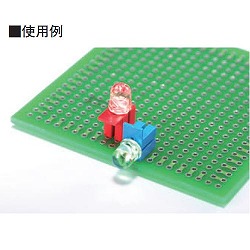 LED用スペーサー 4mm 緑(100個入)【LL-4G】