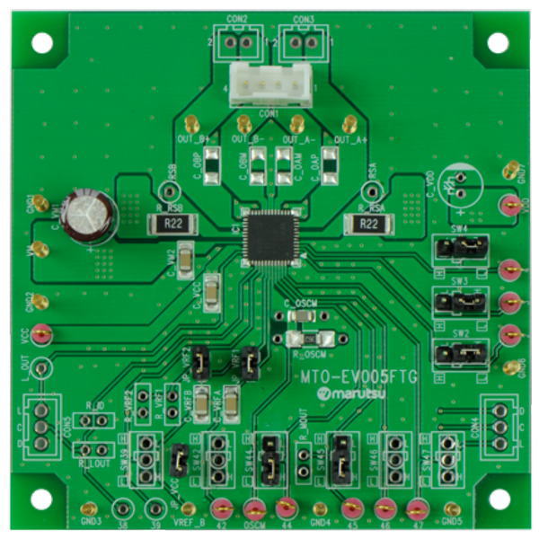 ステッピングモータドライバIC(TB62261FTG)評価基板【MTO-EV005FTG(TB62261FTG)】