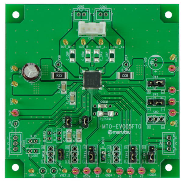 ステッピングモータドライバIC(TB62262FTG)評価基板【MTO-EV005FTG(TB62262FTG)】