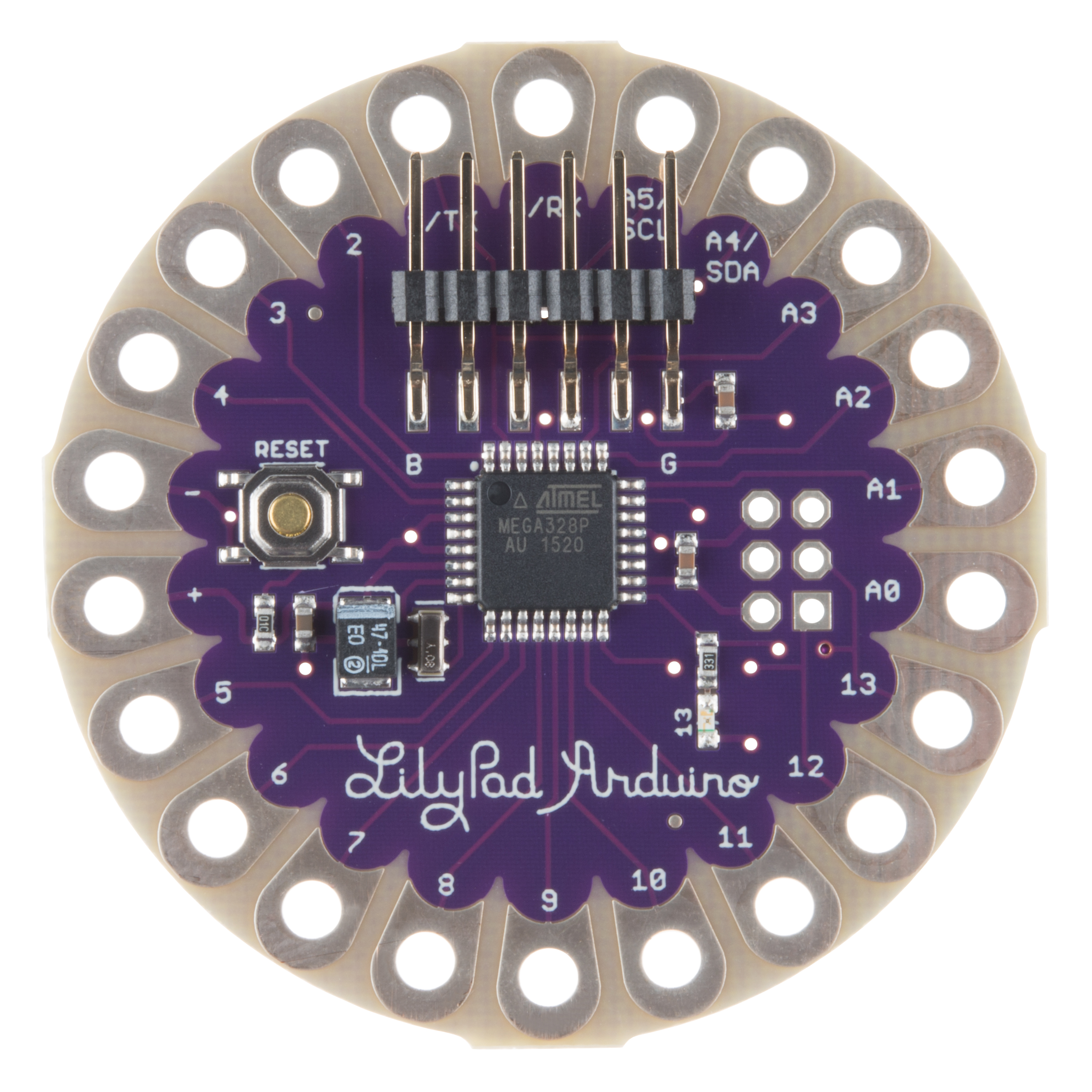 LilyPad Arduino328メインボード【DEV-13342】