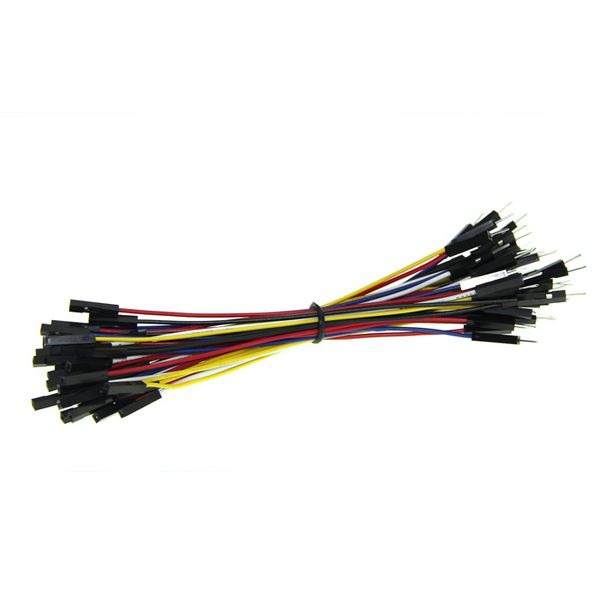 1 Pin Dual-female Jumper Wire--100mm 50pcs Pack 