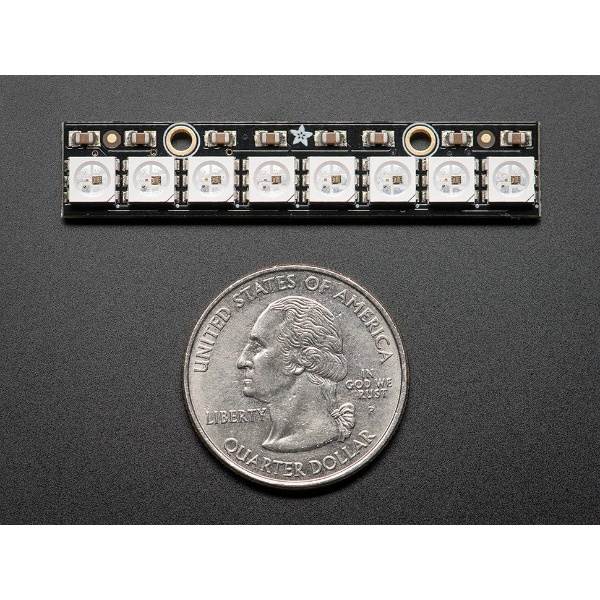 NeoPixel Stick-8 x 5050 RGB LED with Integrated Drivers【1426】