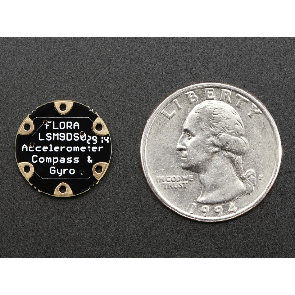 FLORA 9-DOF Accelerometer/Gyroscope/Magnetometer-LSM9DS0【2020】