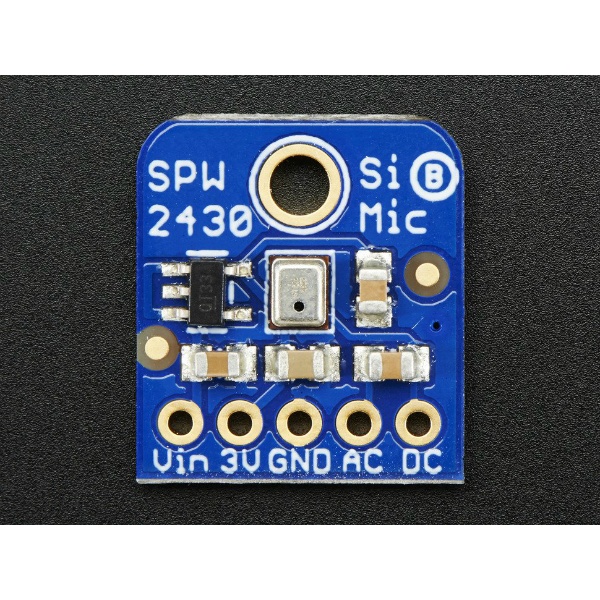 Adafruit Silicon MEMS Microphone Breakout - SPW2430【2716】