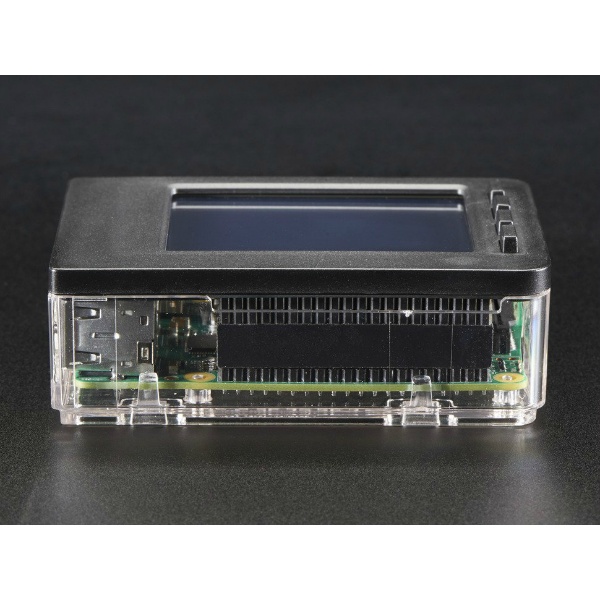 Pi Model B+ / Pi 2 / Pi 3-Case Base and Faceplate Pack-Clear【3062】