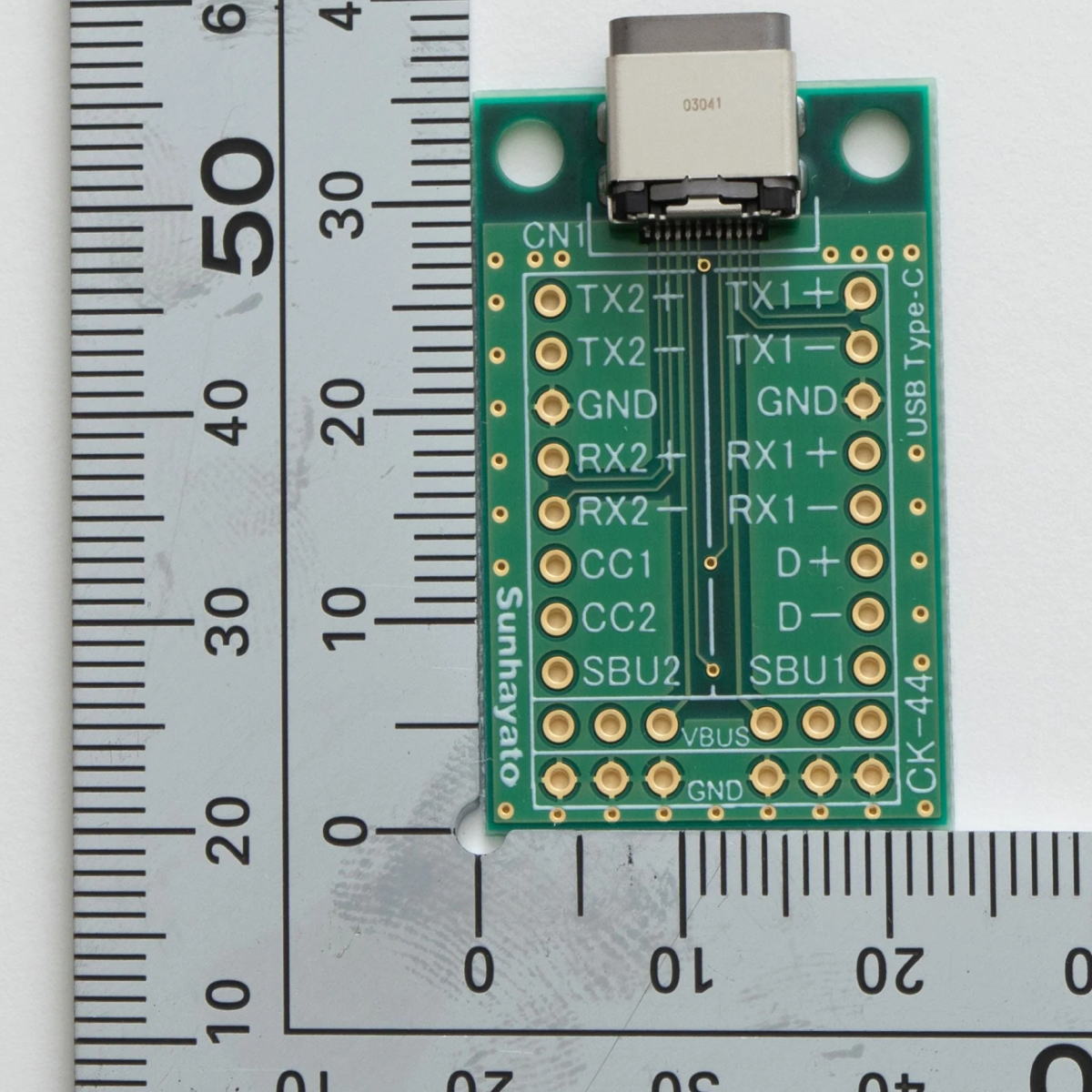 コネクタ変換基板 USB Type-C メス【CK-44】