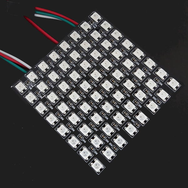 LEDシート 8X8 RGB色【EM-LEDS-8X8-RGB】