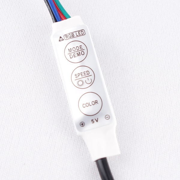 コントローラ付きUSB接続テープLED RGB【W3.5-5V1206RGB】
