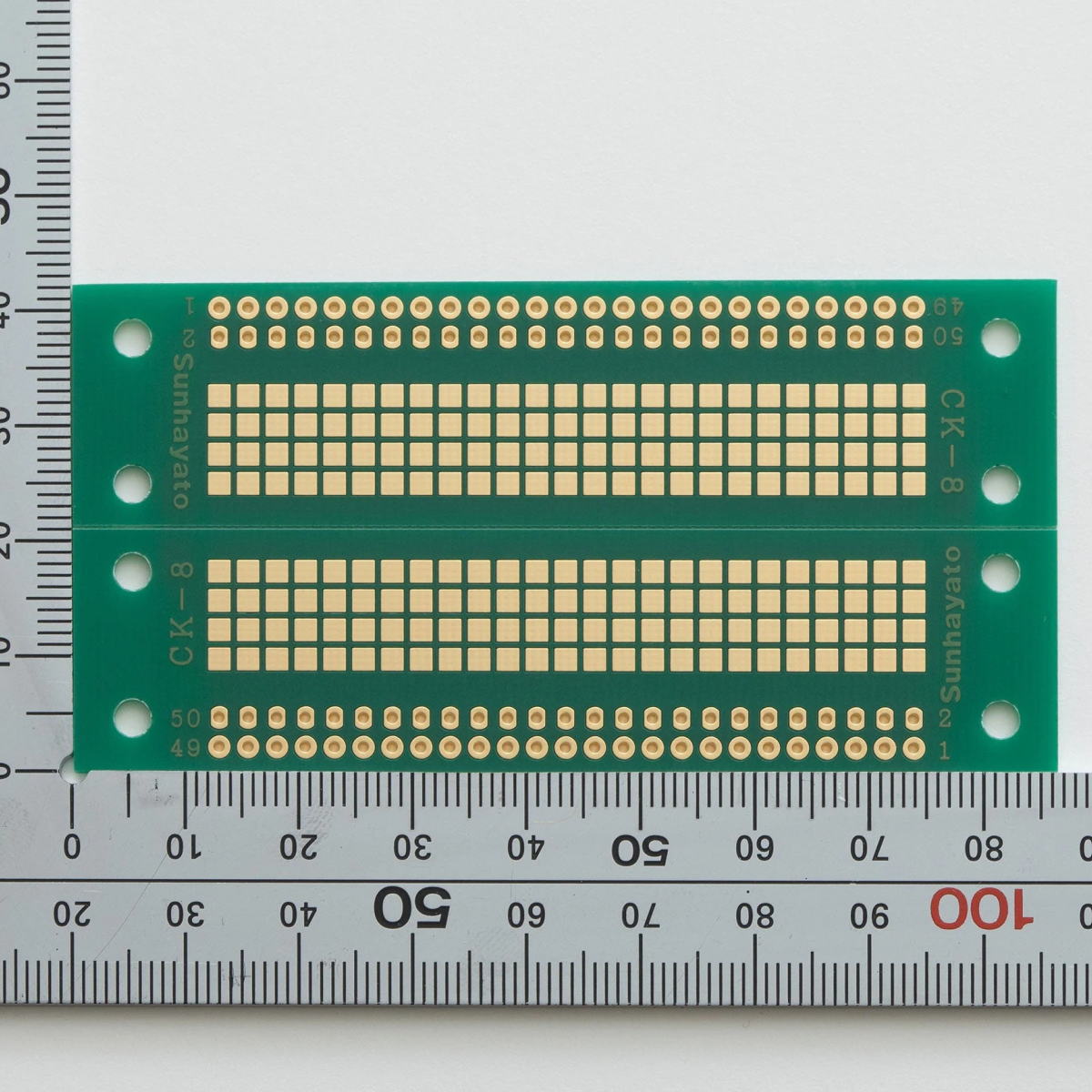 コネクタ変換基板 SMTコネクタ50ピン×2列1.25mm【CK-8】