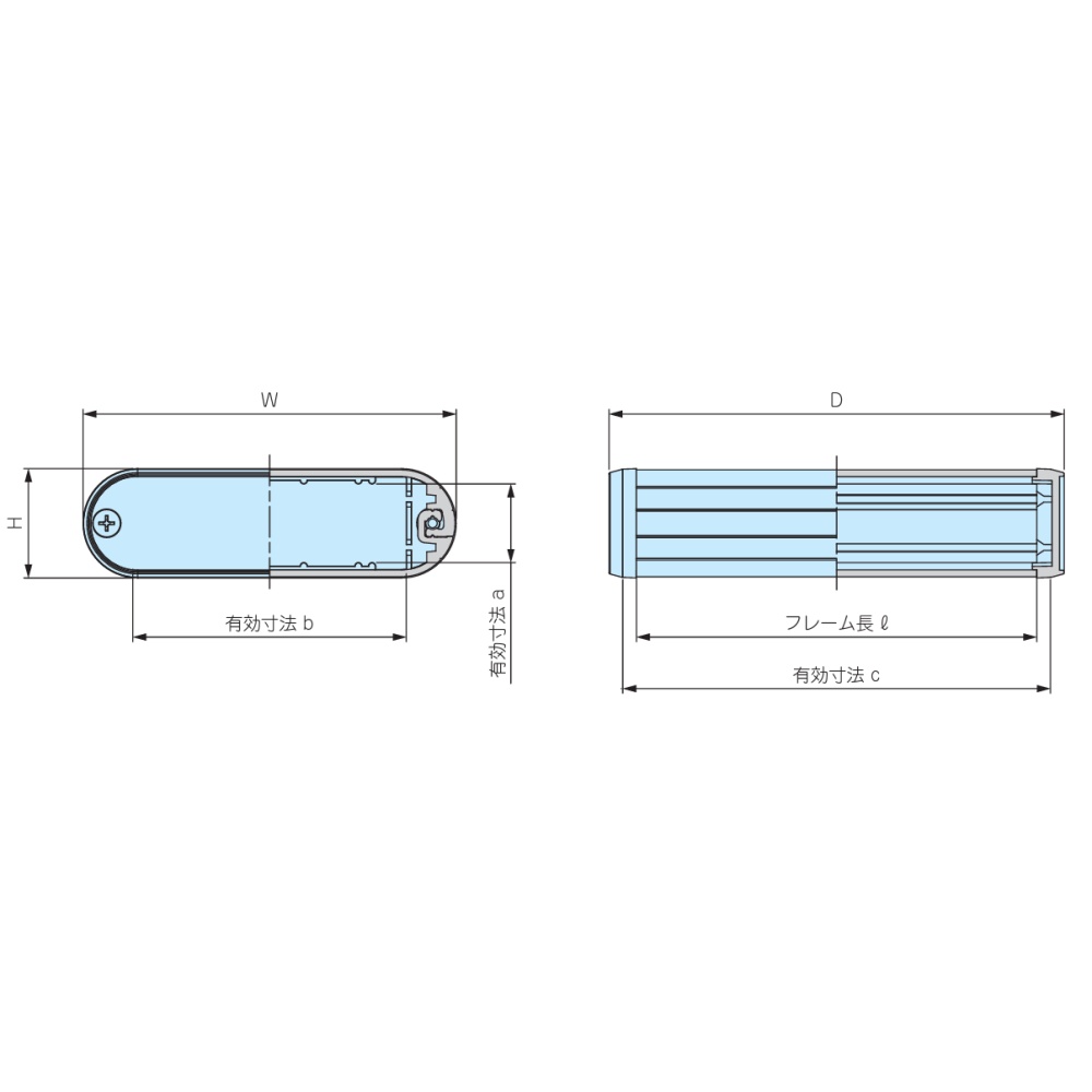 MX型丸形モバイルケース35×130×210【MX4-13-21BL】