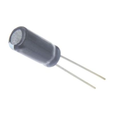 アルミ電解コンデンサー 16V 47μF 85℃(高さ 7mm) ESRA160ELL470MF07D 