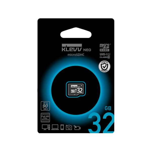 KLEVV NEO microSDHCカード 32GB【U032GUC1U18-D】