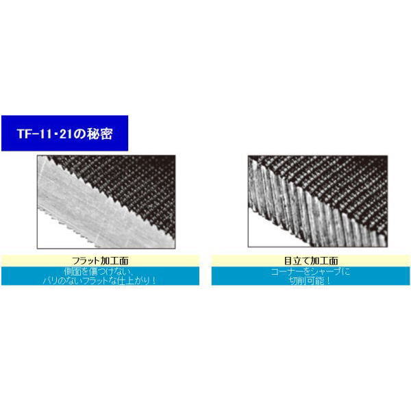 ジェットブラックヤスリ 中目タイプ 平【TF-11】