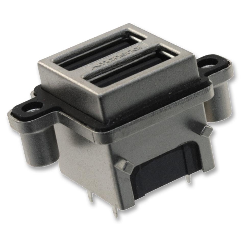 Usb Type A Stackable USB STACKED 2.0 TYPE A 2PORT VERTICAL MUSBC51100 Amphenol ...