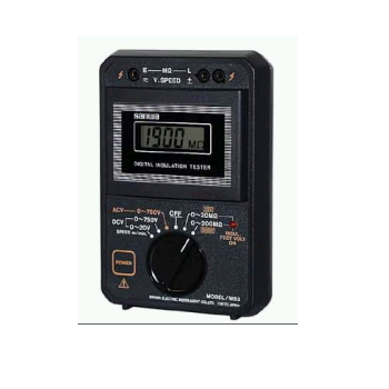 三和電気計器 毛羽立て HG561H デジタル絶縁抵抗計 SANWA