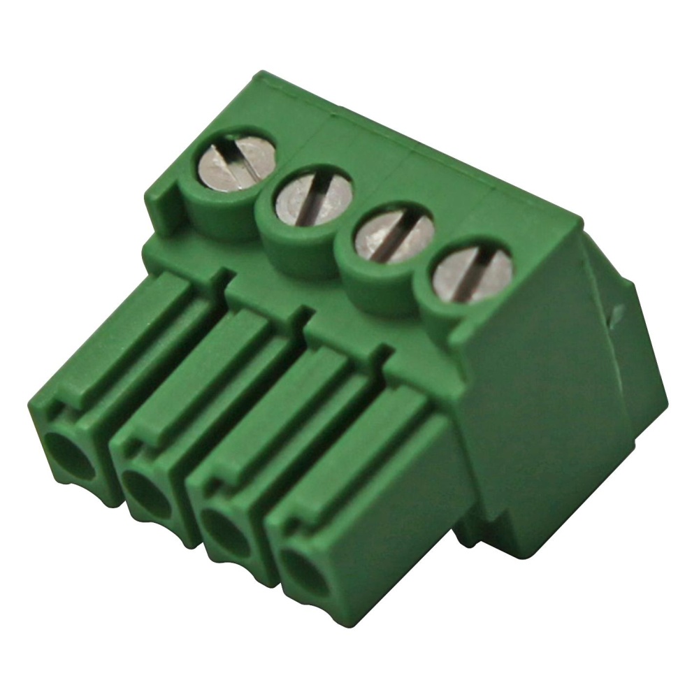 TERMINAL BLOCK PLUG 3.5MM 4WAY 284506-4 TE Connectivity(Tyco