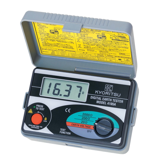 デジタル接地抵抗計(接地電圧(50/60Hz)0〜200VAC)【MODEL4105AH】デジタル接地抵抗計(接地電圧(50/60Hz)0〜200VAC)【MODEL4105AH】