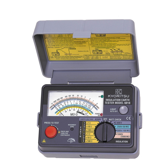 アナログ絶縁・接地抵抗計【MODEL6017F】アナログ絶縁・接地抵抗計【MODEL6017F】