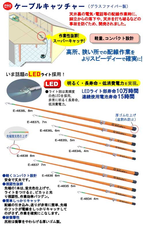 ケーブルキャッチャー(軽量・コンパクト) E-4836S マーベル製｜電子部品・半導体通販のマルツ