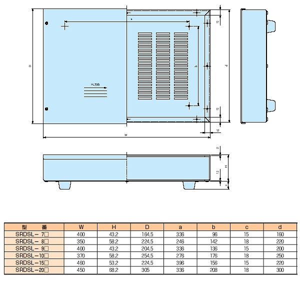 SRDSL型メタルケース SRDSL-10HG タカチ電機工業製｜電子部品