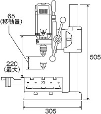 卓上フライス盤 K-280 HOZAN製｜電子部品・半導体通販のマルツ